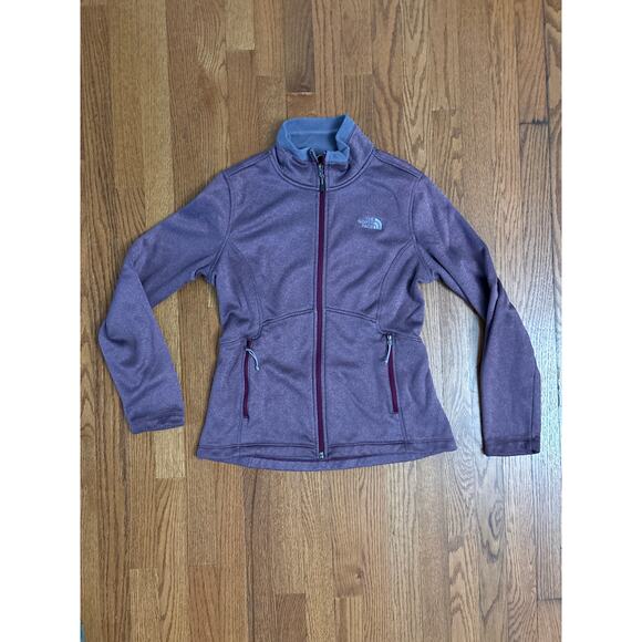 The North Face Women’s Full Zip Sweater Sweatshirt Purple Size Medium- EUC - Picture 1 of 6